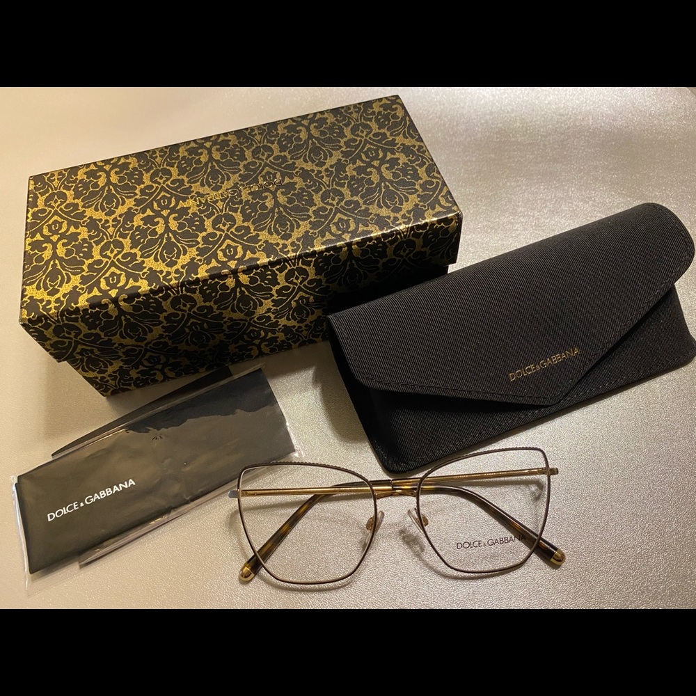 Dolce & Gabbana 1314 Metal Cat Eye Eyeglasses